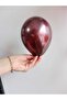 5 Inch (Small) Burgundy Chrome Balloon 15 Pieces - 2