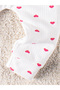 Baby Girl Set with Heart 3 Piece Bow and Hat - 6