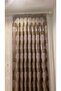 White Wooden Head Aluminum Pipe Rustic Curtain Hanger Single Rail 100 Cm