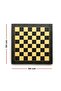 Star Polyester Coated Chess Table Black 54x54 Cm - 3