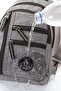 Linen Crossbody Bag with Headphone Outlet Water Resistant Chest Bodybag Backpack - 5