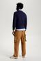 Men's Brand Logo Cotton Navy Blue Sweater Suitable for Daily Use Mw0mw28046-dw5 - 4