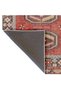 Red Gray Themed Traditional Motif Patterned Vintage Decorative Carpet 5054 - 5
