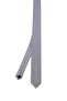 Gray Plain Classic Micro Tie - 2