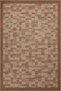 Brown Cube Motif Decorative Washable Carpet Miravip8984