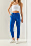 Women's Cobalt blue Epaulette Gabardine Trousers 3947 60251321 - 5