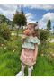 Girl's Ruffled Madonna Collar Muslin Blouse - 3