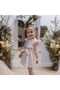 Girl's Ruffle Sleeve Belted Muslin Dress Eid - 2