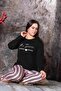 Women's Crew Neck Long Sleeve Pajama Set New Season - 3