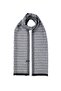 Gray Patterned Scarf