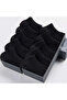 Men's 12- Cotton Plain Short Black Ankle Socks - 2