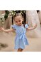 Girl's Ruffle Sleeve Belted Muslin Dress Eid