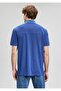 Blue Men's Polo T-Shirt Deep Night Blue 0612013-70907 - 4