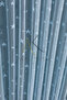 READY TO USE LARGE STAR BLUE THIM PLEATED 1X3 TULLE CURTAIN - 5