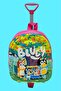 Girls Kindergarten Nursery Squeegee Wheeled Embossed Eva Colorful Printed Backpack and Schoolbag - 6