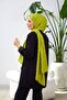 Checkered Pattern Jacquard Shawl - 2