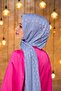 مجموعة Summer Sparkle شال جاكار حريري رمادي 9014-11 - 4