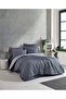Double Striped Cotton Satin Duvet Cover Set - 200 X 220 cm (Without Sheets)
