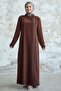 Collar and Front Robe Stone Tan Ferace - 5