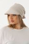 Beige Bandana Visor with Safari Tie - 3