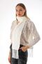 مجموعة وشاح Pompom Ecru Beret Thessaloniki - 3