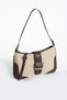 retro high-end stitched beget hand and shoulder bag - 4