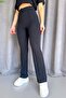 Palazzo Full Lycra High Waist Women's Trousers - Black - 2
