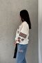 Women's Elastic-Cuffed Balloon Sleeve Vintage Embroidered Cotton Blouse - 7