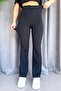 Palazzo Full Lycra High Waist Women's Trousers - Black - 4