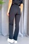 Palazzo Full Lycra High Waist Women's Trousers - Black - 6