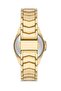 Classic Design Stone Metal Strap Unisex Wristwatch - 4