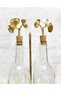 Transparent Oil Pot Non-Spill Ginko Model 750ml Oil Pot with Cork Stopper and Gold Stand - 3