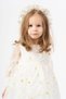 Alyssa Baby Girl Cotton Lined Daisy Print Fluffy Tulle Dress (white) - 5