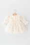 Alyssa Baby Girl Cotton Lined Daisy Print Fluffy Tulle Dress (white) - 2