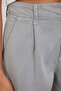 Gray %100 Tencel™ Pleated Denim Shorts TWOSS24SR00077 - 7