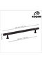 Turquoise Black 192 mm Handle Luxury Country Kitchen Furniture Cabinet Drawer Handle - 2