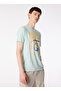 Crew Neck Printed Cream Men's T-Shirt M4Gi57K9Rm1F7Pd_Ss Bsc Beach Club t - 3