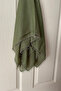 90*90 cm Crocheted Headscarf with Bead Details / Light Green - 3