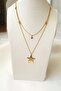 Gold Color Starry Necklace -42 - 4