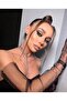 Crystal Jewelled Long Chest Necklace - 4