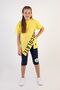 Girl's Printed Capri 10-13 Years Old Top and Bottom Set