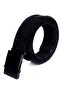 2 Pieces Black Buckle Belt - Mom Jean - Canvas Pants - Cargo Shorts Belt - Unisex - 3