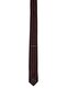 Brown Plain Classic Micro Tie - 3