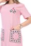 Women's Summer Woven Short Sleeve Dress - 2