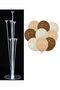 7 Balloon Stand and 10 Pieces Retro Concept Balloon Set