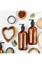 Amber Glass Bottle Liquid Soap Hand Soap Dishwashing Liquid Shampoo Shower Gel Lotion Types 500ml 1 Piece