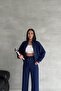 women's lycra summer fabric striped tracksuit set NBG001 - 3