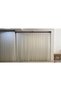 White Wooden Head Aluminum Pipe Rustic Curtain Hanger Without Rails 125 Cm - 7