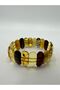 Brown Milk Honey Model Drop Amber Bracelet Flexible Cord, Certified - 3