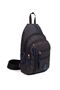 Linen Men's Crossbody Bag Waterproof Chest Bodybag Backpack with Headphone Outlet - 3